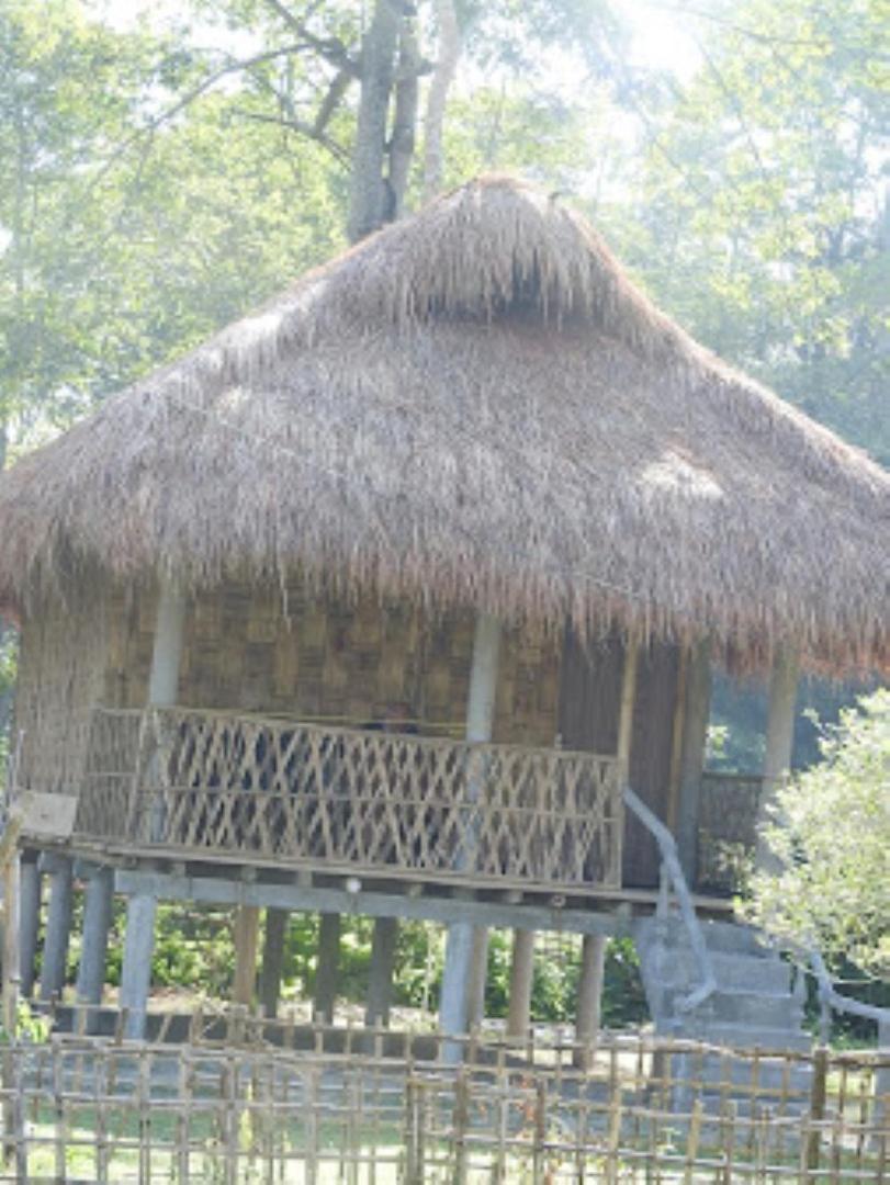 Ayang Okum River Bank Bamboo Cottage Kaibortta Gaon Nagargaon Eksteriør billede